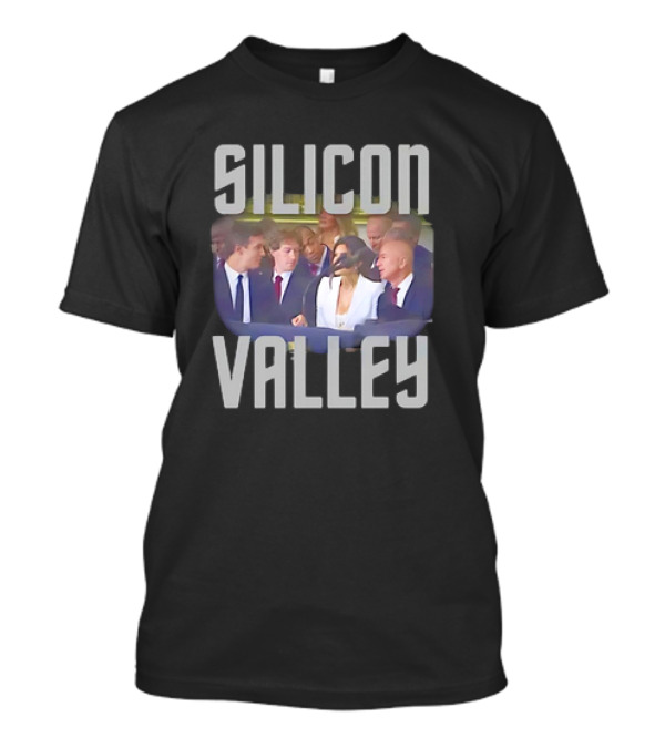 Silicon Valley Inauguration Meme With Famous Figures In Suits T-Shirt
