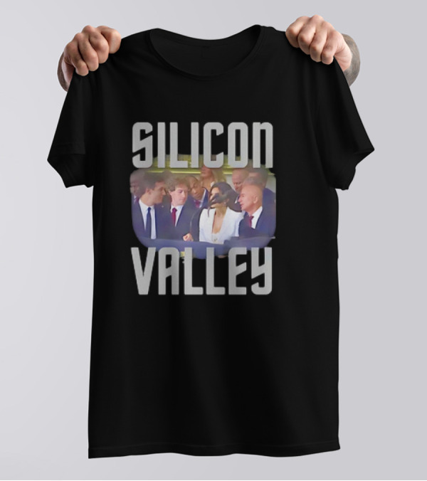 Silicon Valley Inauguration Meme With Famous Figures In Suits T-Shirt