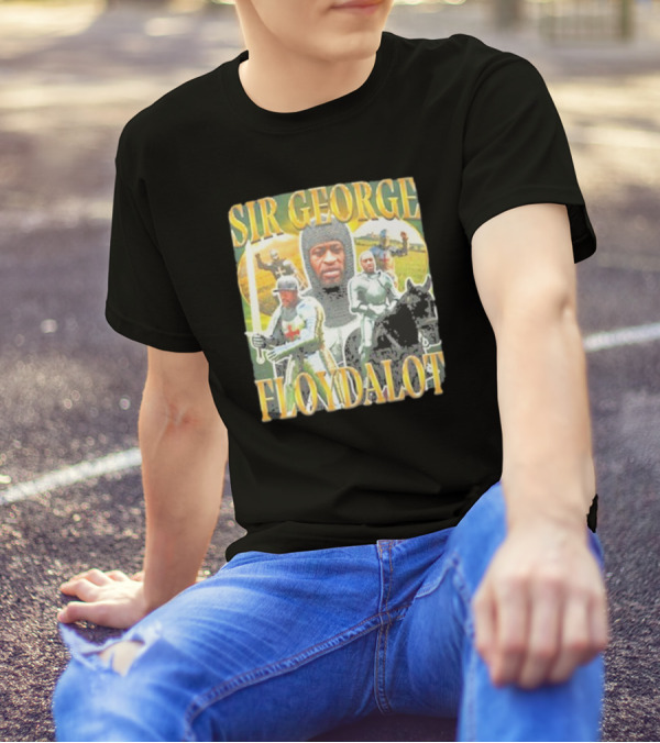 Sir George Floydalot Knight Medieval Imagery T-Shirt