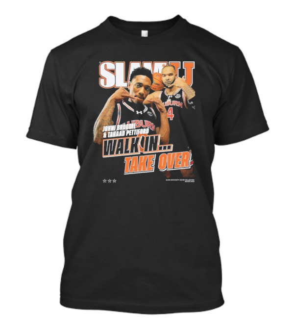SLAM Auburn Tigers Men's Basketball Walker Kessler Jabari Smith Jr Walk In Take Over T-Shirt