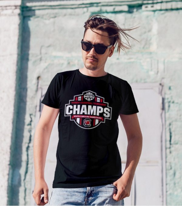 Women's Basketball Tournament Champs 2025 South Carolina Gamecocks T-Shirt