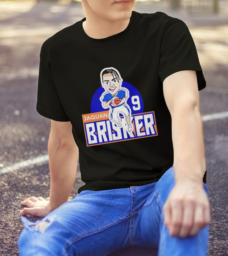 Jaquan Brisker 9 Football Caricature T-Shirt