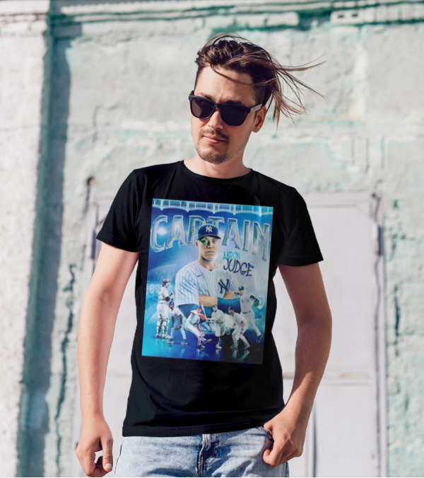 Aaron Judge New York Yankees Captain Baseball T-Shirt