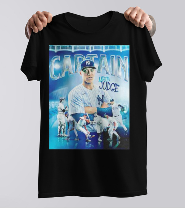 Aaron Judge New York Yankees Captain Baseball T-Shirt