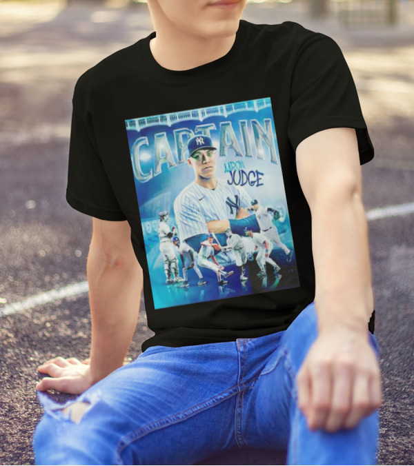 Aaron Judge New York Yankees Captain Baseball T-Shirt