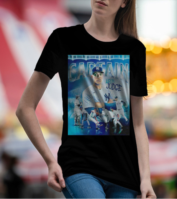 Aaron Judge New York Yankees Captain Baseball T-Shirt