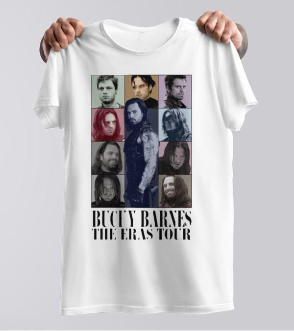 Bucky Barnes The Eras Tour Portrait Collage Series T-Shirt
