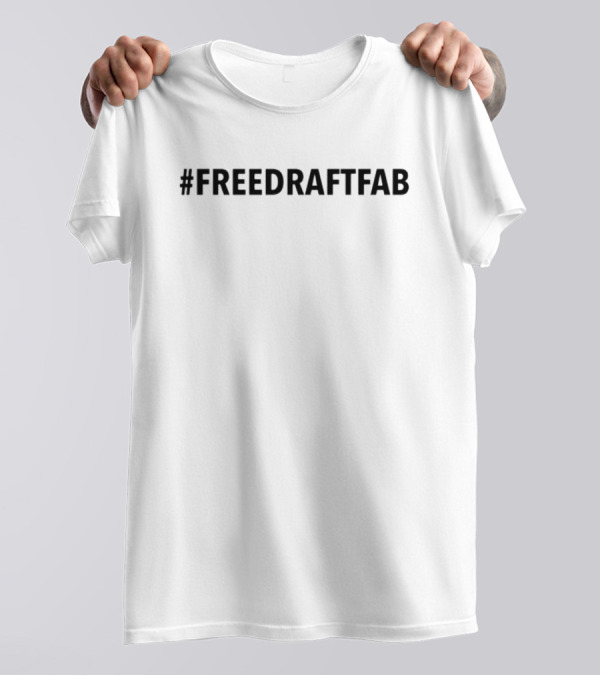 FREEDRAFTFAB Black Trending Hashtag T-Shirt