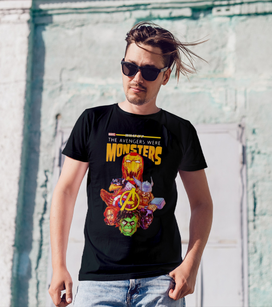 Marvel What If The Avengers Were Monsters Iron Man Captain America Thor Hulk T-Shirt