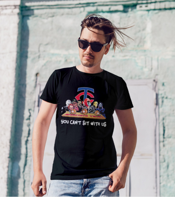 Minnesota Twins Horror Movies Halloween You Can’t Sit With Us T-Shirt