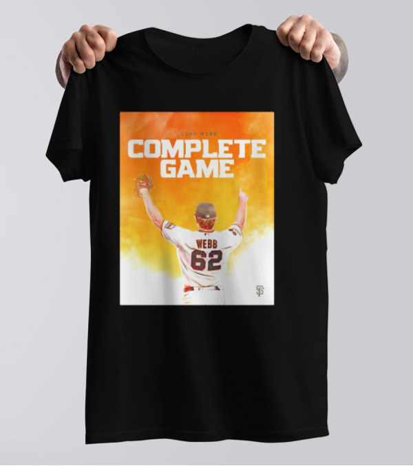 Logan Webb Complete Game San Francisco Giants Jersey Number 62 T-Shirt