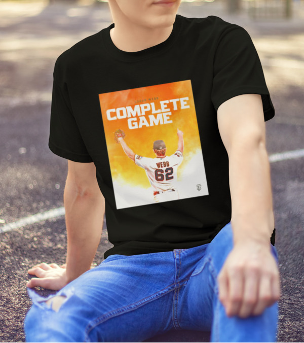 Logan Webb Complete Game San Francisco Giants Jersey Number 62 T-Shirt