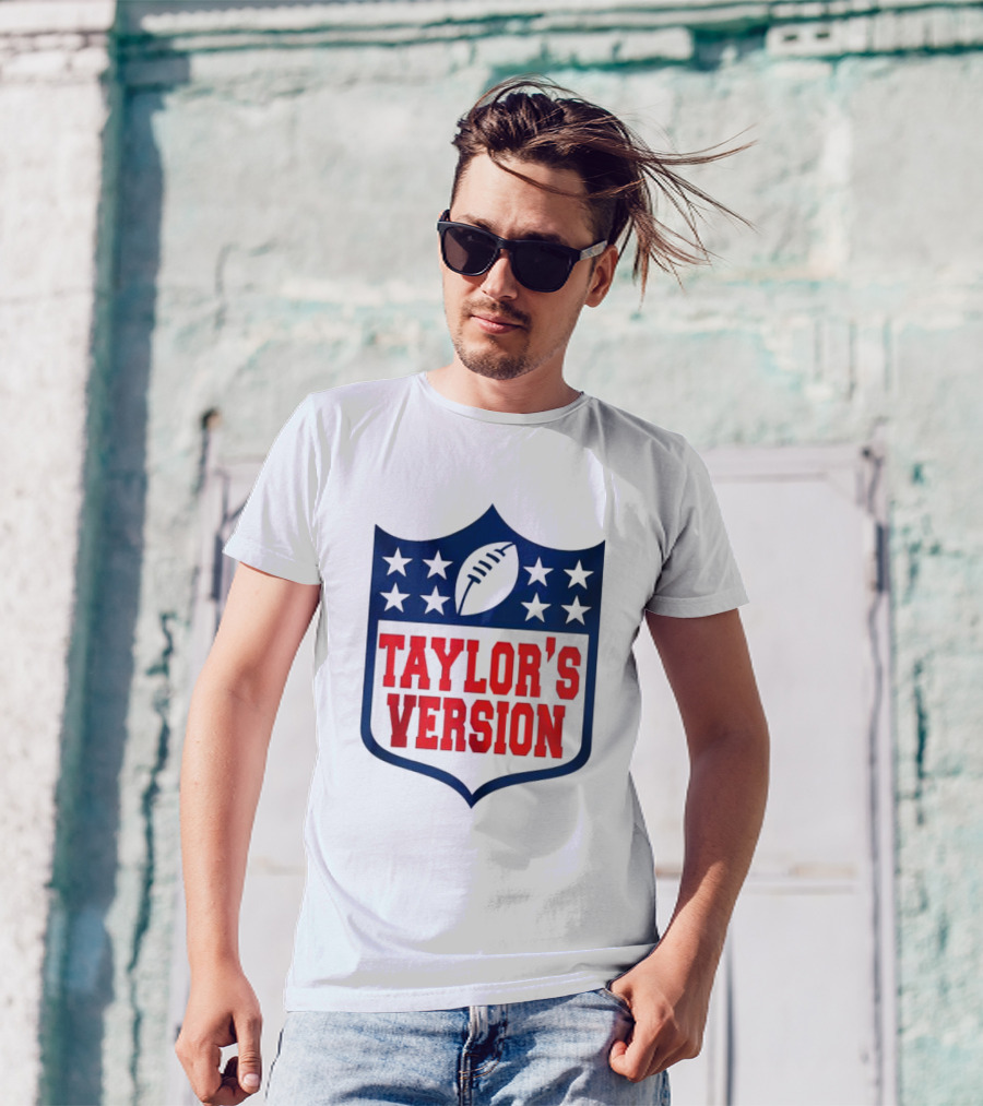 Taylor's Version Football Shield NFL T-Shirt