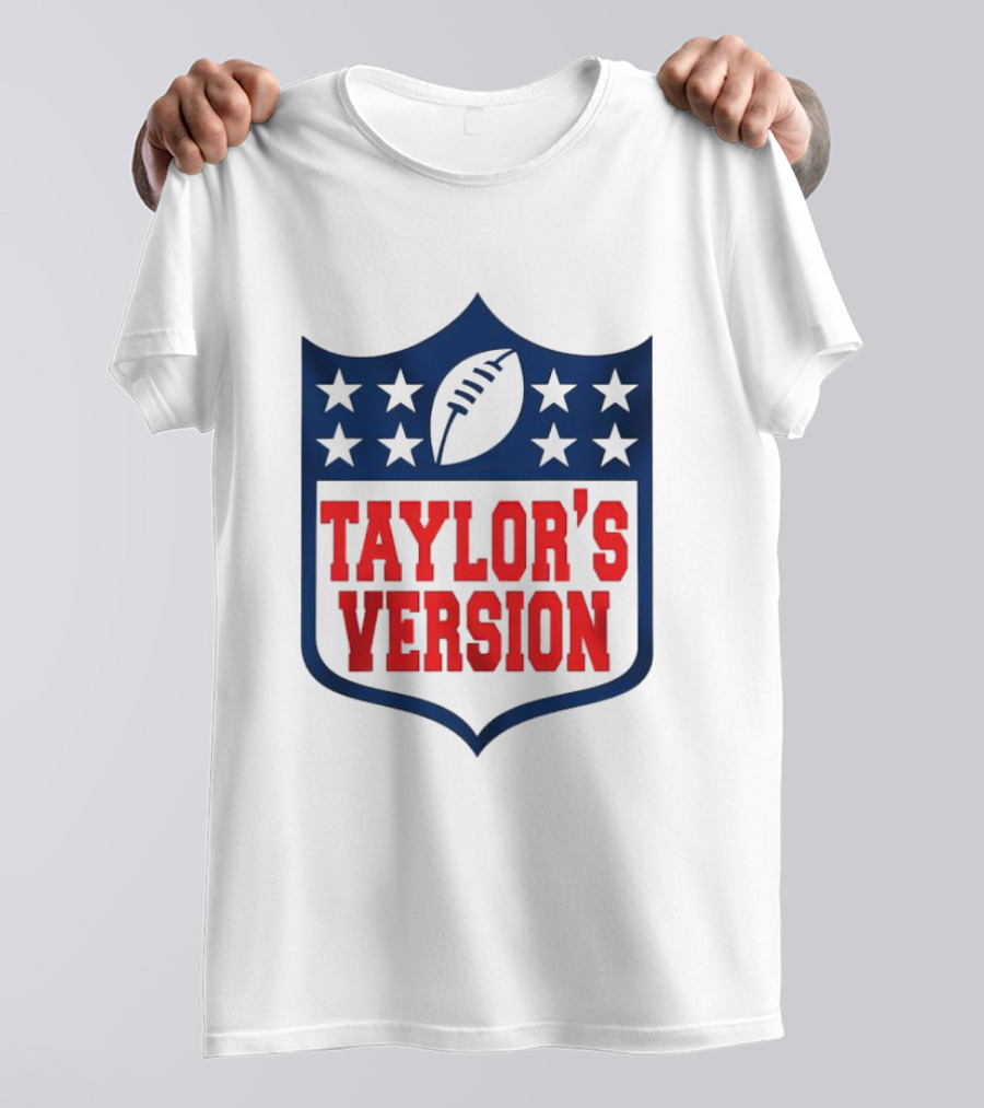 Taylor's Version Football Shield NFL T-Shirt