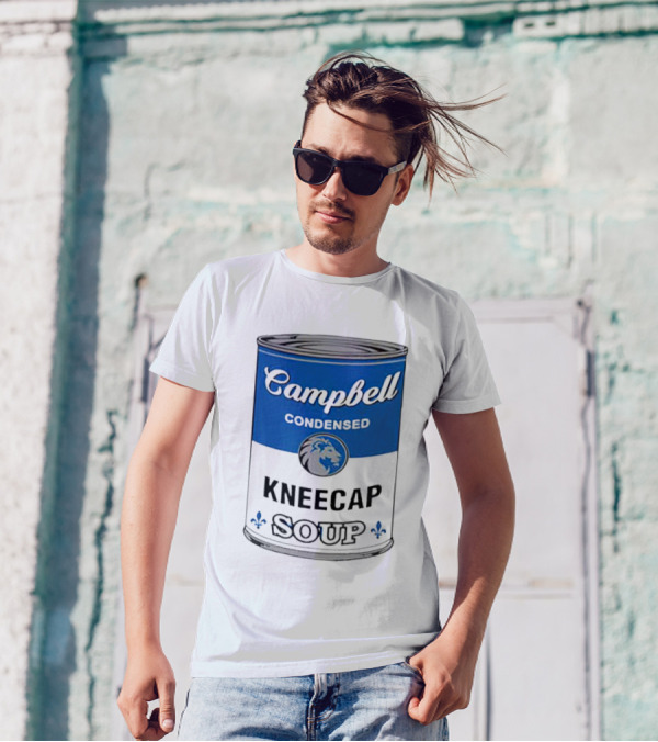 Campbell Condensed Kneecap Soup Lions Fan T-Shirt