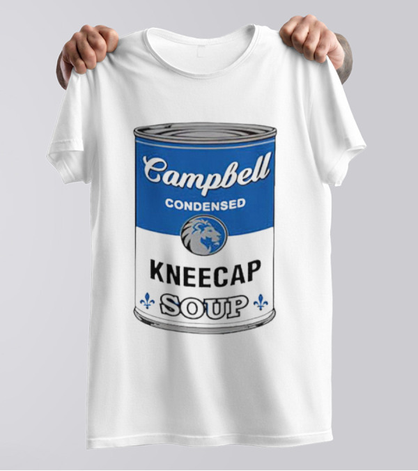 Campbell Condensed Kneecap Soup Lions Fan T-Shirt