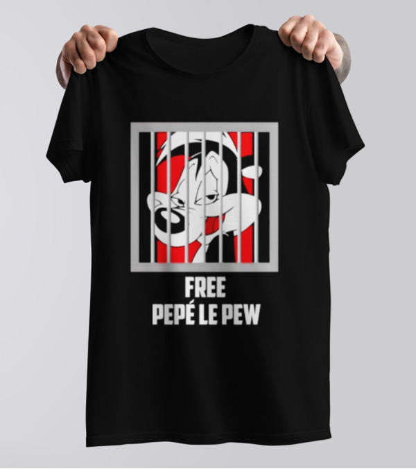 Free Pepé Le Pew Jail Bars T-Shirt