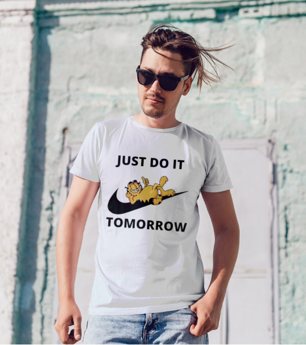Garfield Just Do It Tomorrow T-Shirt