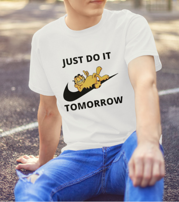 Garfield Just Do It Tomorrow T-Shirt