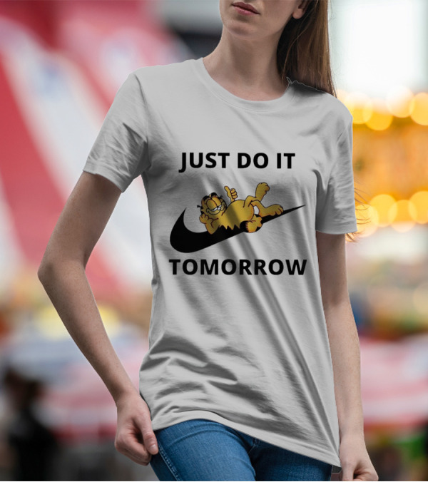 Garfield Just Do It Tomorrow T-Shirt