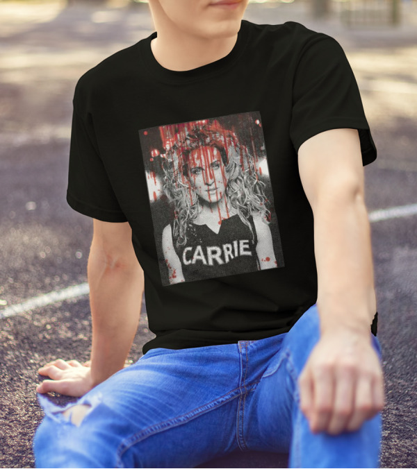 Carrie Horror Movie Blood Splatter T-Shirt