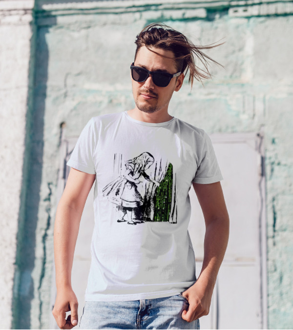 Alice Enters The Matrix New World T-Shirt