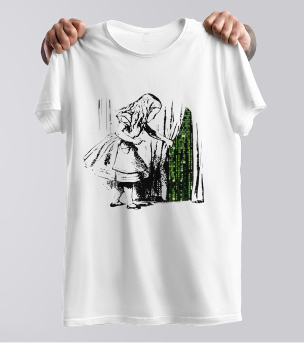 Alice Enters The Matrix New World T-Shirt