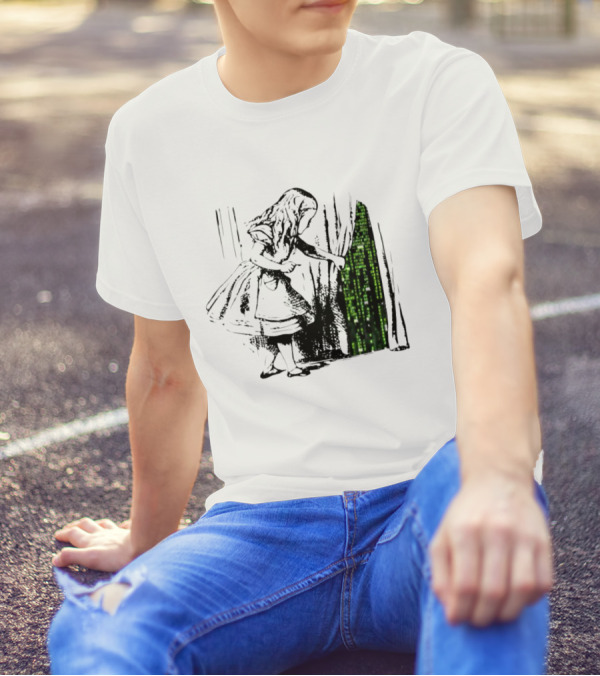 Alice Enters The Matrix New World T-Shirt