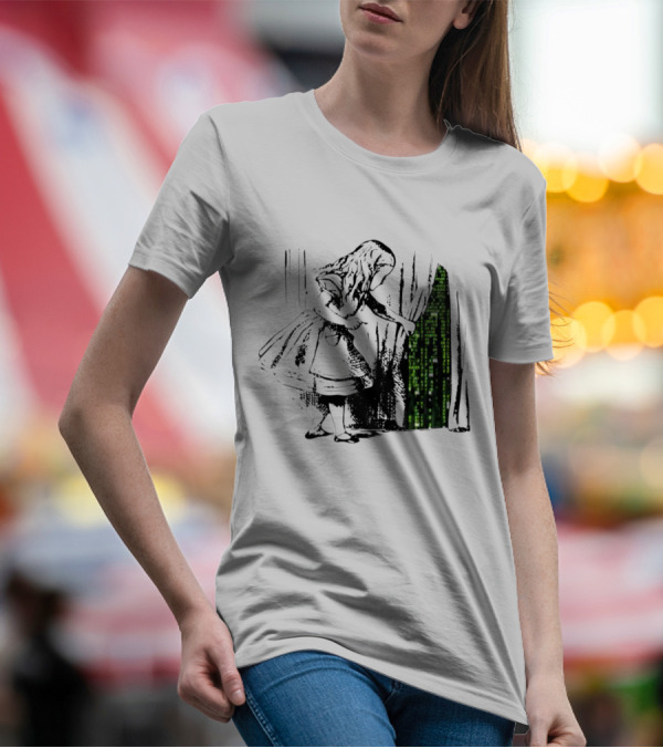 Alice Enters The Matrix New World T-Shirt
