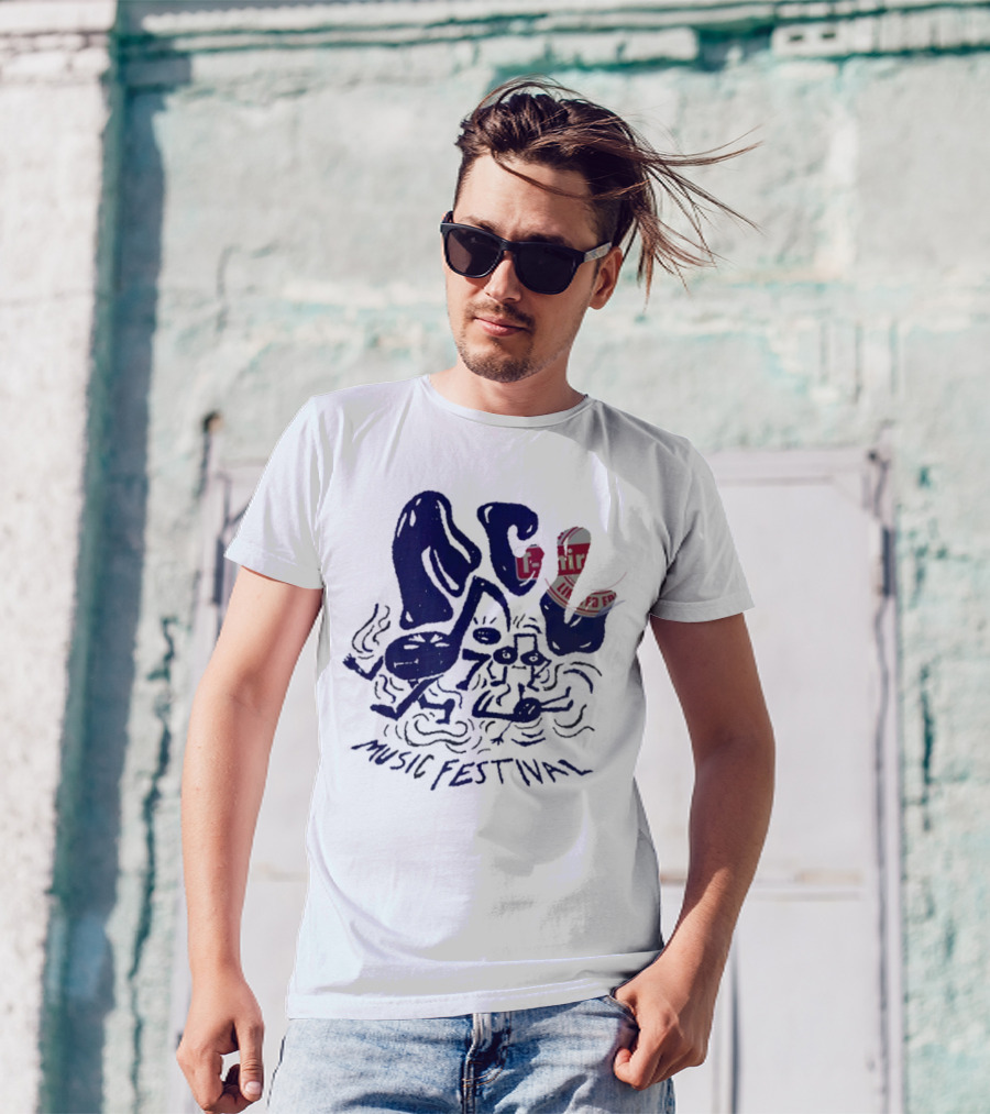 ACL Music Festival Flamingo Character Style Merch T-Shirt