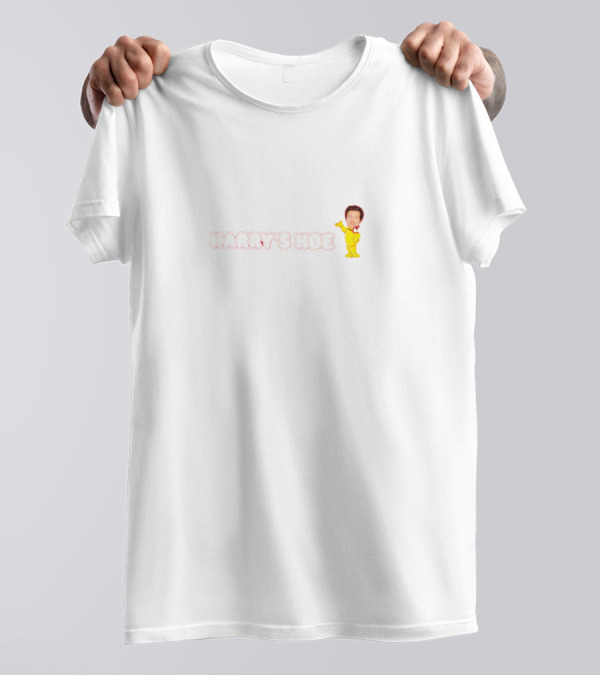 HARRY'S HOE Pointing Figure Outline T-Shirt