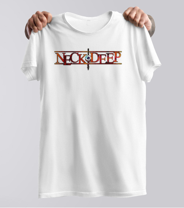 Neck Deep Logo With Central Eyeball T-Shirt