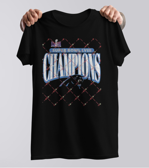 Super Bowl LVIII Champions Carolina Panthers T-Shirt