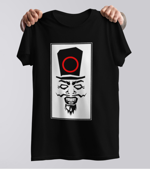Uncle Howdy Creepy Graphic Mineral Wash Revel In What You Are T-Shirt