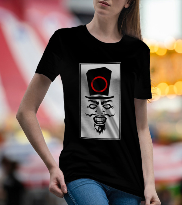 Uncle Howdy Creepy Graphic Mineral Wash Revel In What You Are T-Shirt