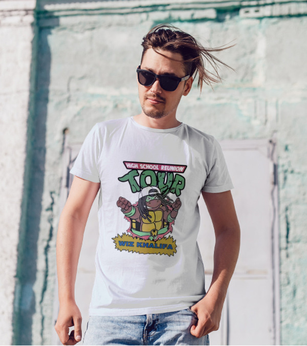 Wiz Khalifa High School Reunion Tour Ninja Turtle Mash-Up T-Shirt