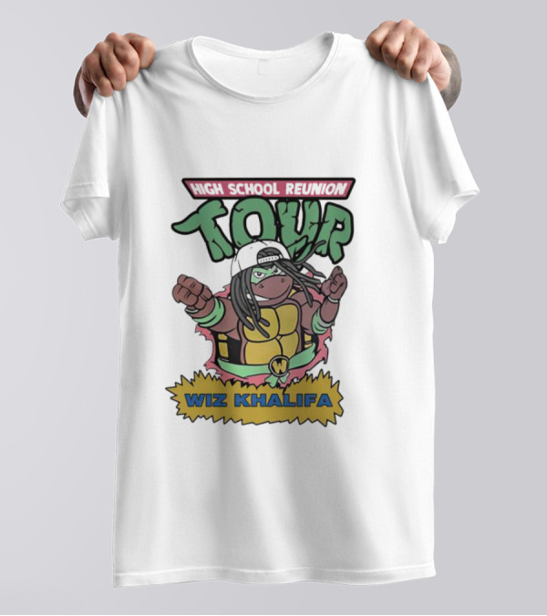 Wiz Khalifa High School Reunion Tour Ninja Turtle Mash-Up T-Shirt