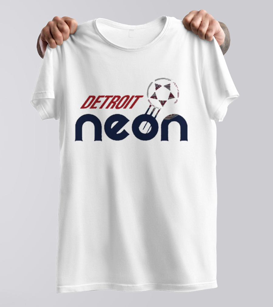 Detroit Neon Soccer Ball T-Shirt