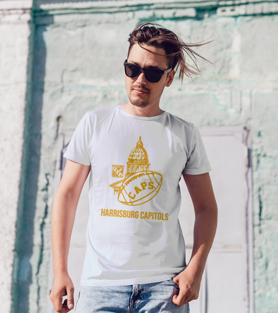 Harrisburg Capitols ACFL Football Caps Dome T-Shirt