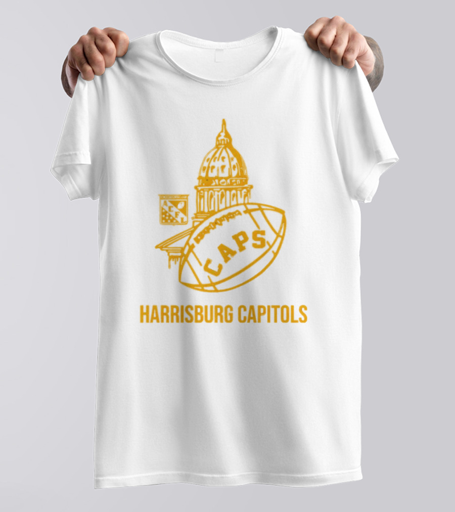 Harrisburg Capitols ACFL Football Caps Dome T-Shirt