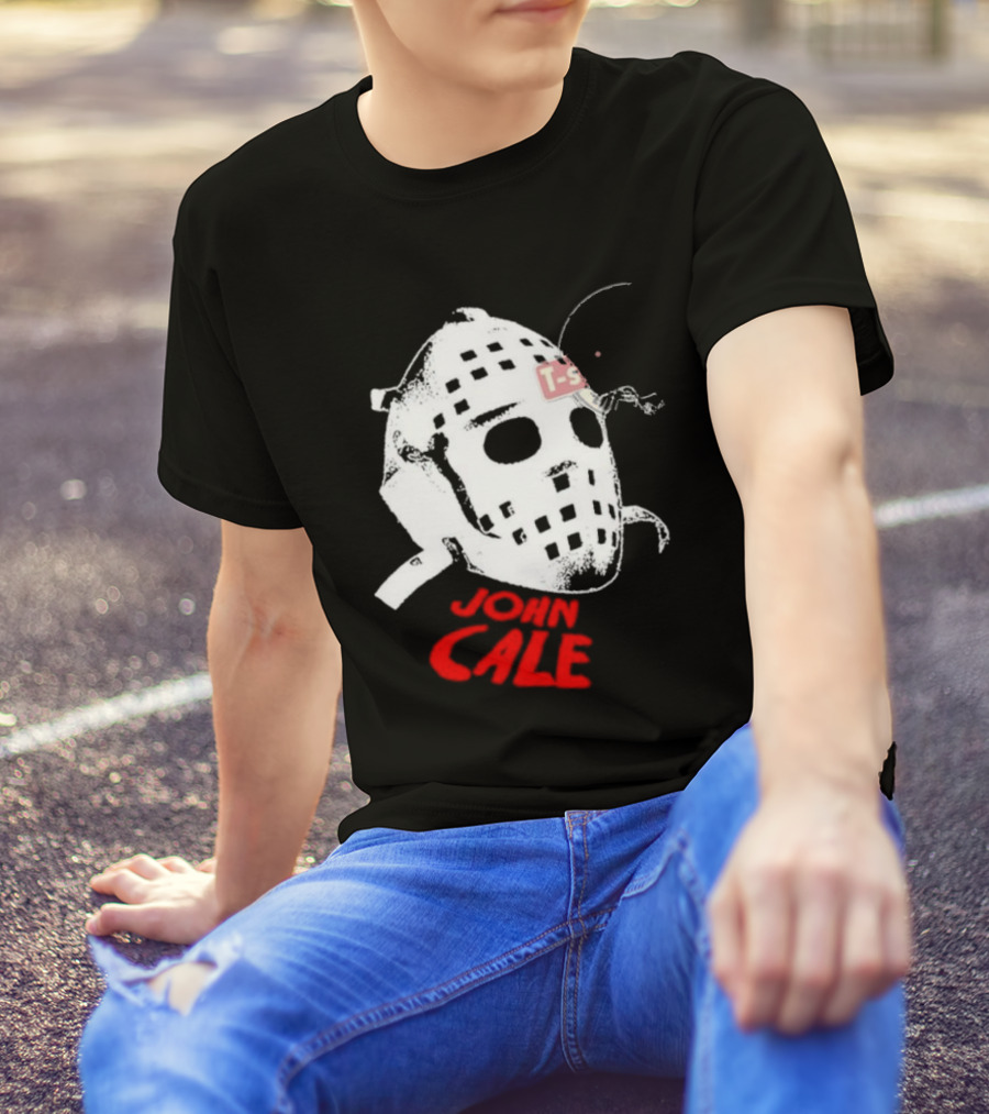 Jokermen Podcast John Cale Hockey Mask T-Shirt