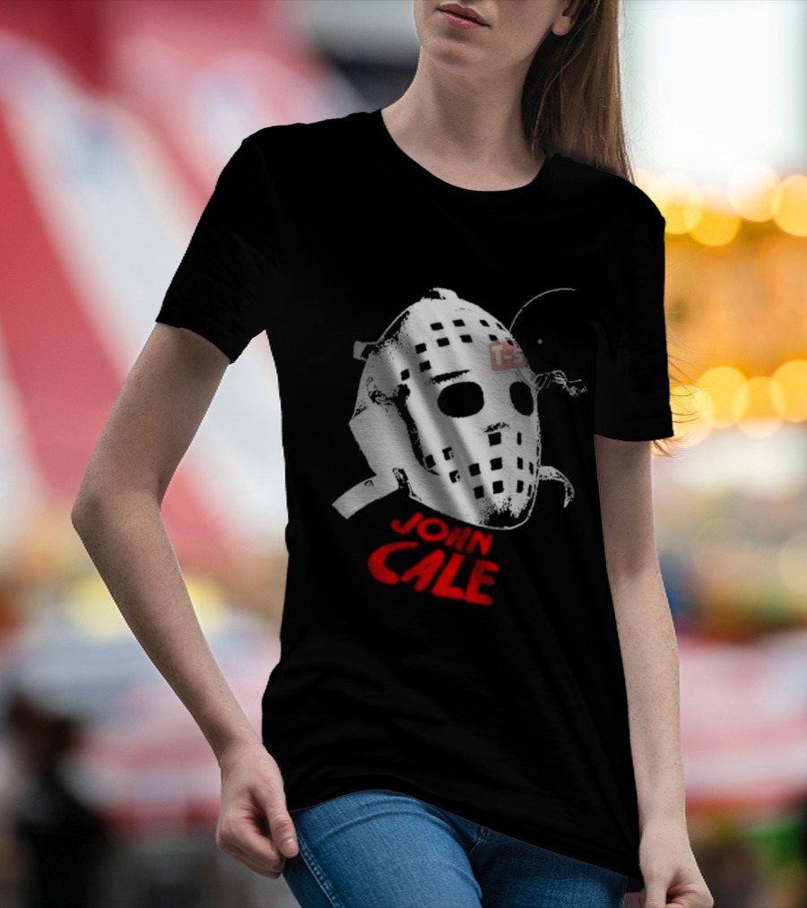 Jokermen Podcast John Cale Hockey Mask T-Shirt