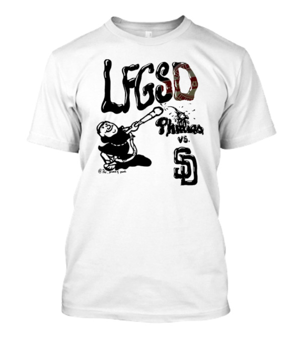 LFGSD Phillies Vs San Diego Padres The Prince Of Prints T-Shirt