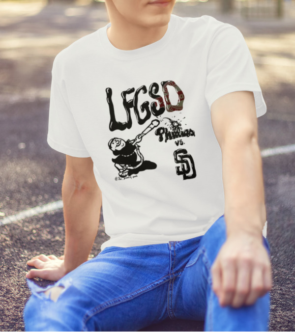 LFGSD Phillies Vs San Diego Padres The Prince Of Prints T-Shirt