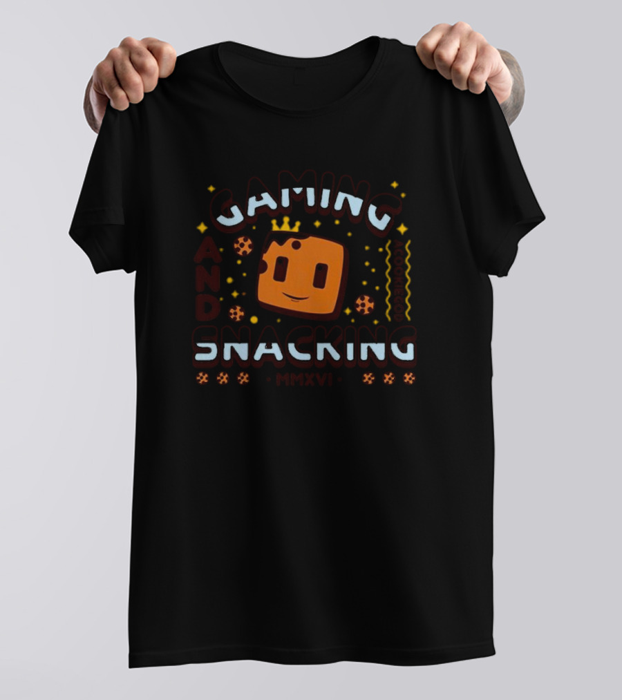 Gaming And Snacking Enthusiast Acookiegod MMXVI T-Shirt