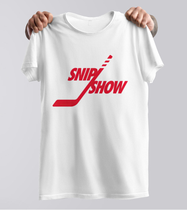 Detroit Red Wings Snip Show Hockey Stick T-Shirt