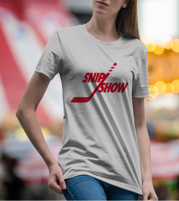 Detroit Red Wings Snip Show Hockey Stick T-Shirt
