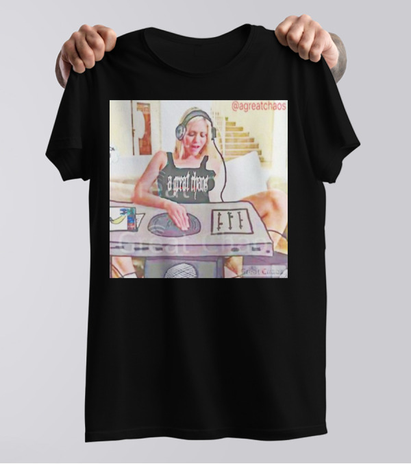A Great Chaos Ken Carson DJing With Headphones And Mixing Table T-Shirt