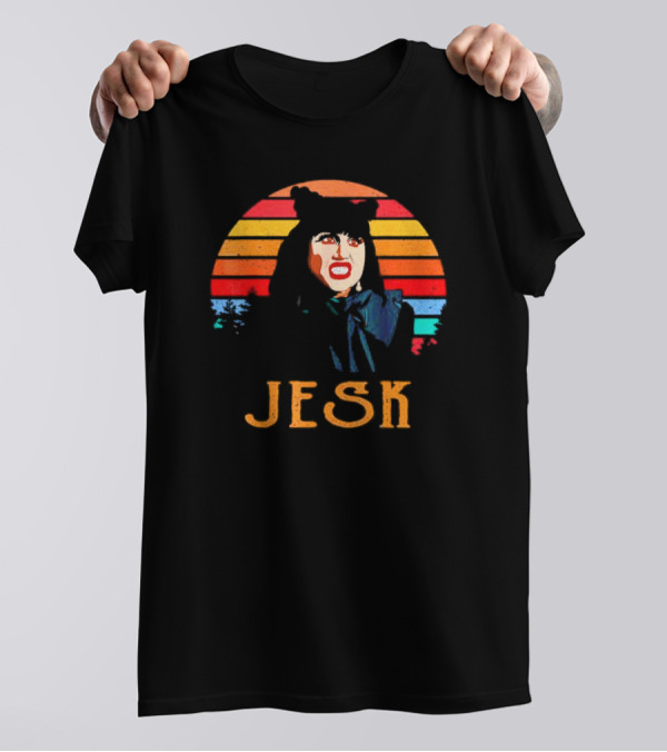 Nadja Natasia Demetriou Jesk What We Do In The Shadows Vintage Retro Stripes T-Shirt