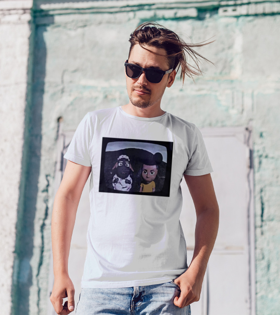 Amanda The Adventurer TV Show Characters On Vintage Screen T-Shirt